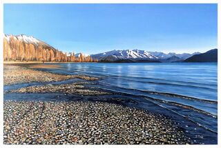 Winter Sun at Wanaka A3 Limited Edition Print