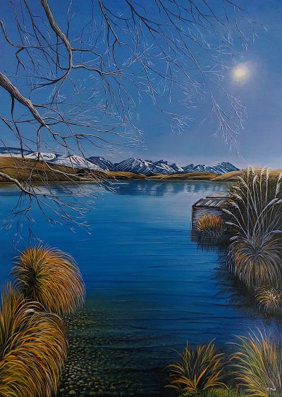 Illuminate- Lake Alexandrina-A3 size print