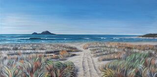 Acrylic painting titled SALTY AIR