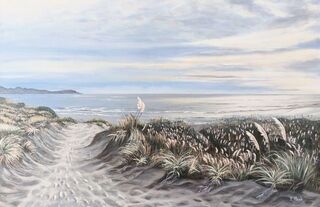 Swaying Toetoe- Kawhia-Limited Edition Print